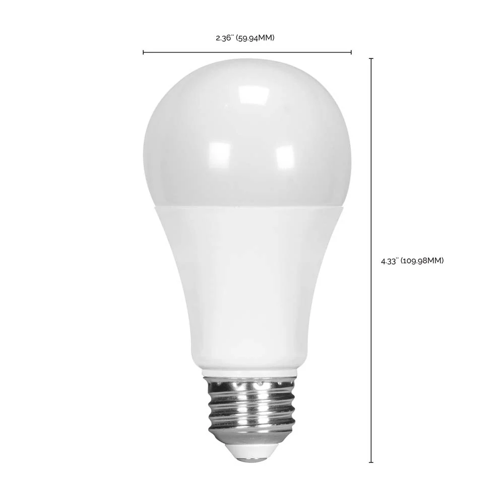 Satco 11.5w A19 LED 3000K Medium Base - 75W equiv - Image 2