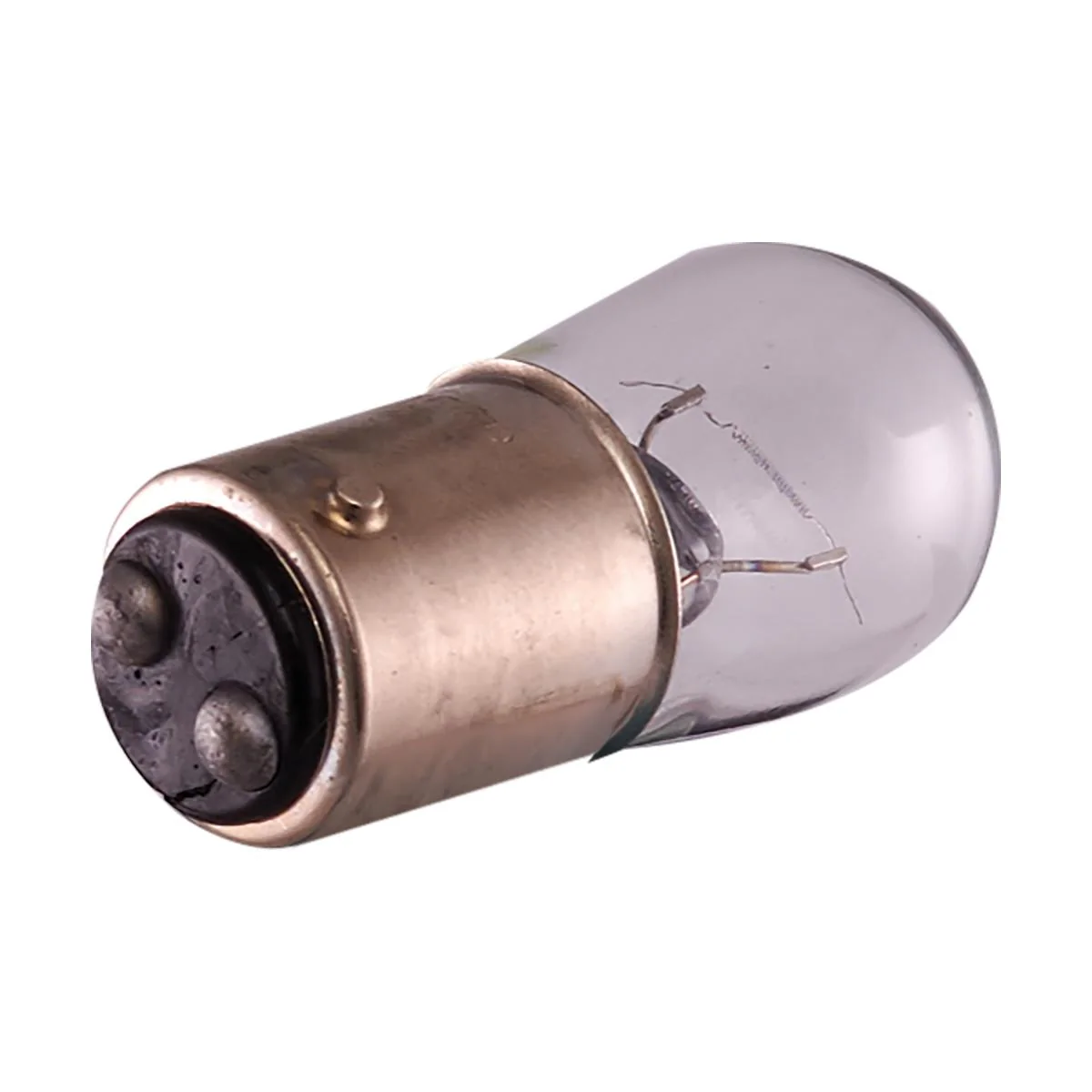 Satco 11.5w B6 miniature BA15d Double Contact base 6.5v Clear Bulb - Image 2