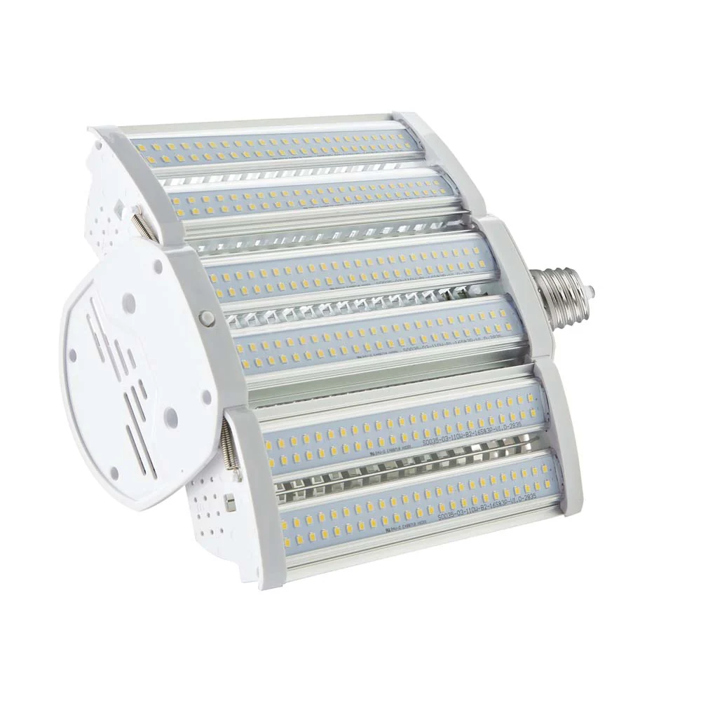Satco 110w LED Hi-lumen shoe box style lamp fixture 3000K Mogul Base 100-277V - Image 6