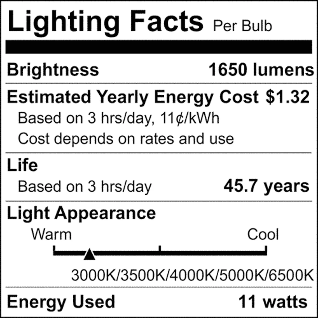 Satco 3-Ft 11w T8 LED G13 Base CCT Selectable Frosted Type A Bulb - Image 4