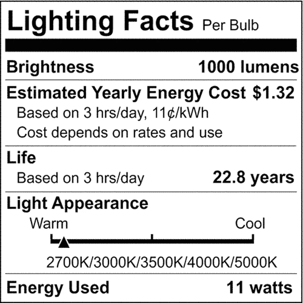 Satco 11w PAR30SN LED E26 Base 60deg 120v CCT Tunable Silver Finish Bulb - Image 7