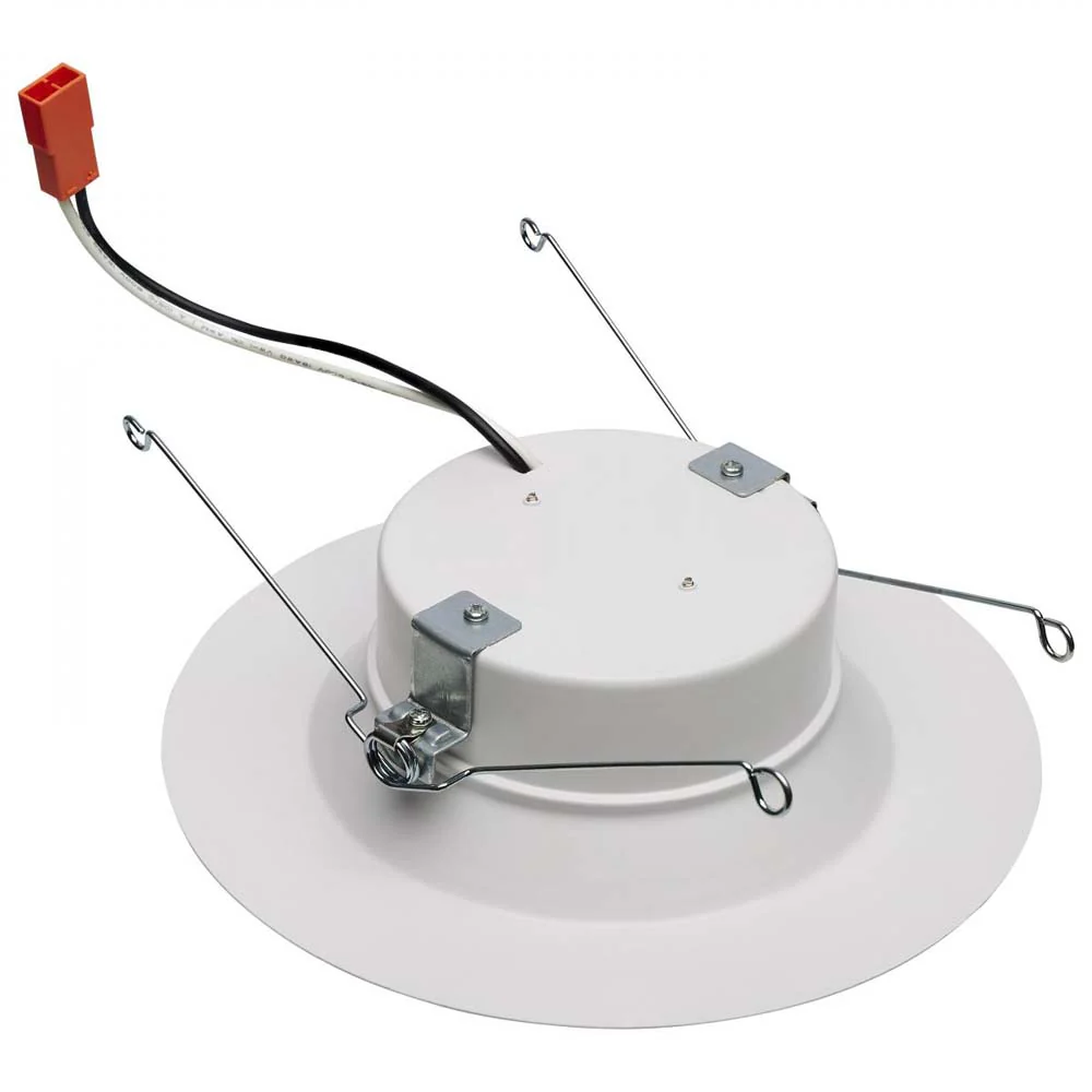 Satco 12.5w LED Downlight Retrofit 5-6-in 3000K White Finish 120v Dimmable - Image 2