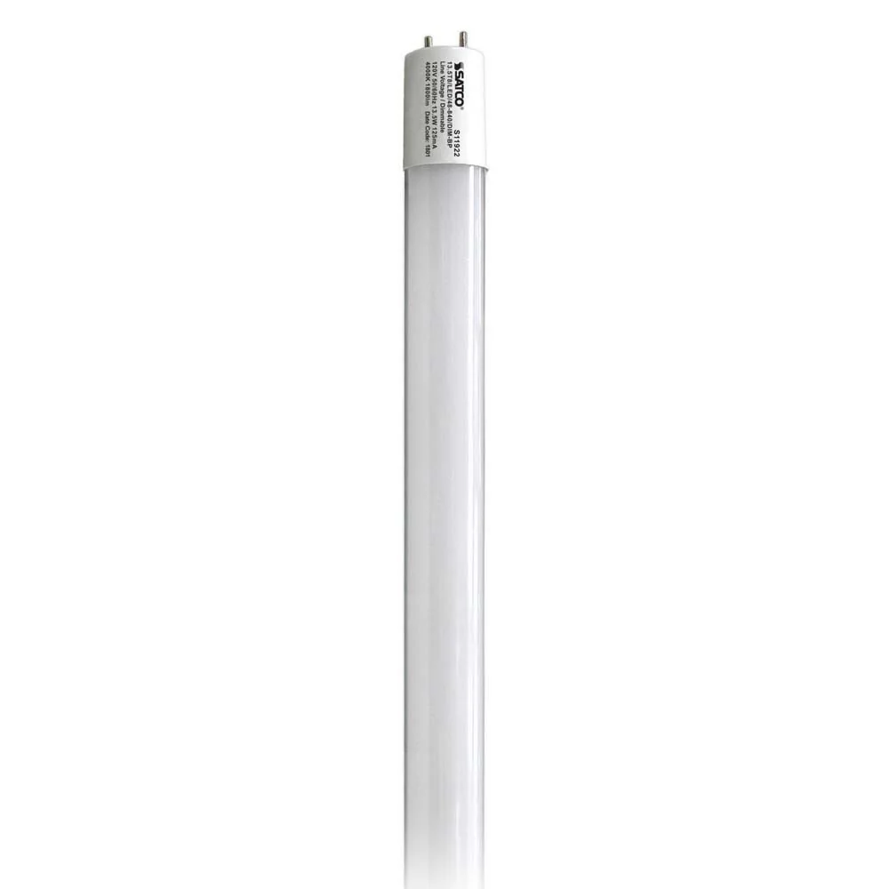 Satco 13.5w 48in T8 LED Tube G13 Base 4000K 1800LM Ballast Bypass - Image 3