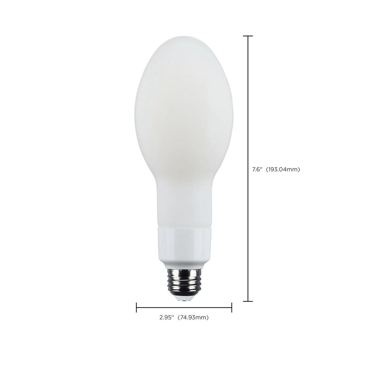 Satco 13.5w LED HID Replacement ED17 2200K E26 Base 120-277v Clear Finish Bulb - Image 6