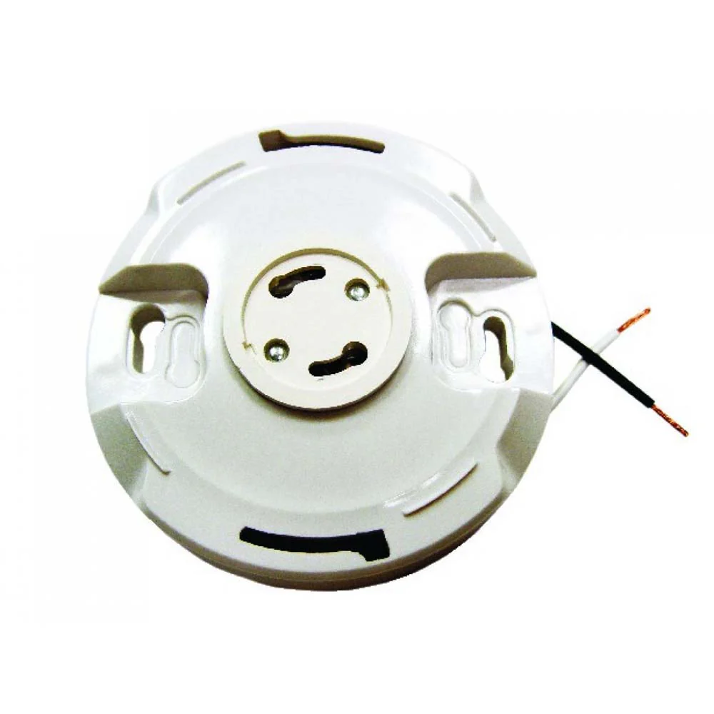 GU24 Base Squat keyless fluorescent ceiling fixture with twist-on Lexan lens - Image 3