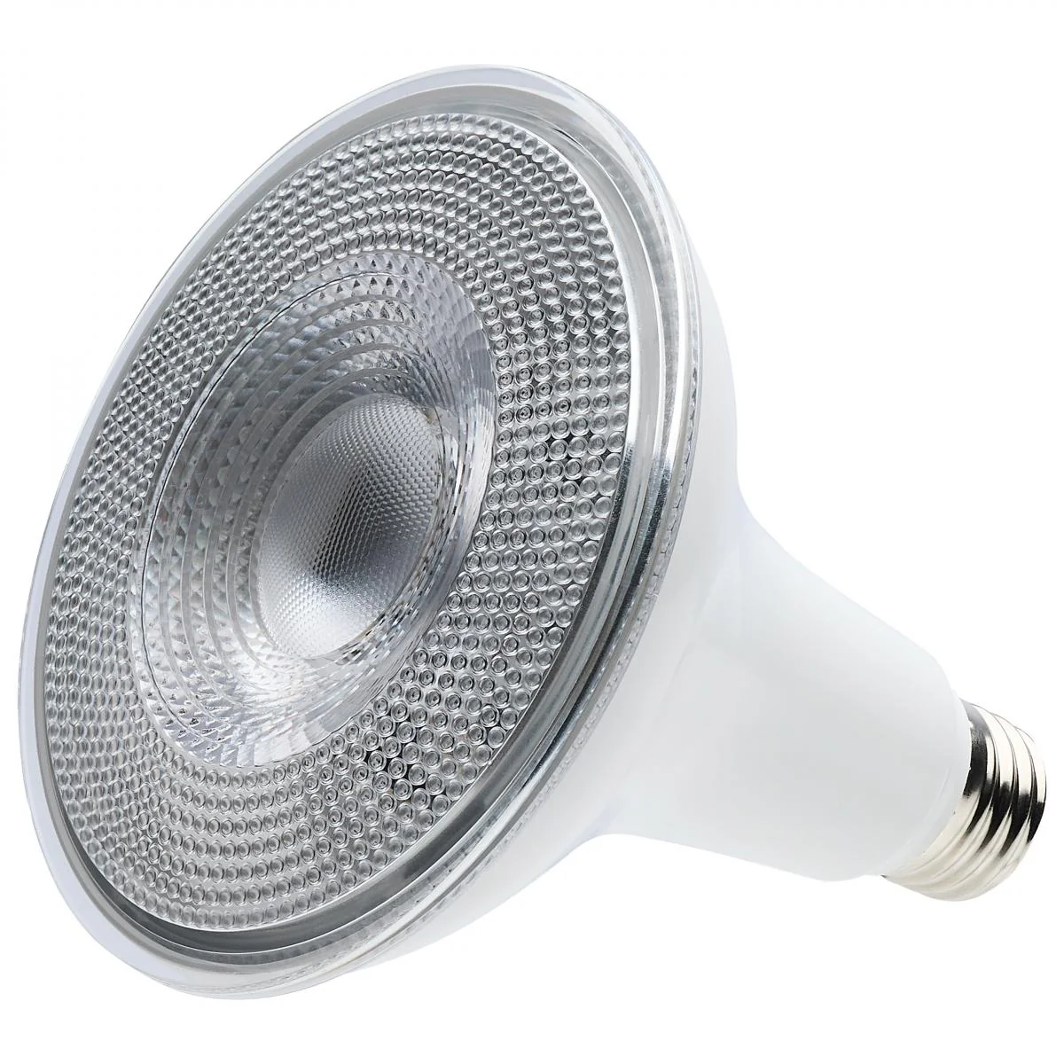 Satco 14w Dusk to Dawn LED PAR38 3000K 120v White Finish E26 Base Bulb - Image 2