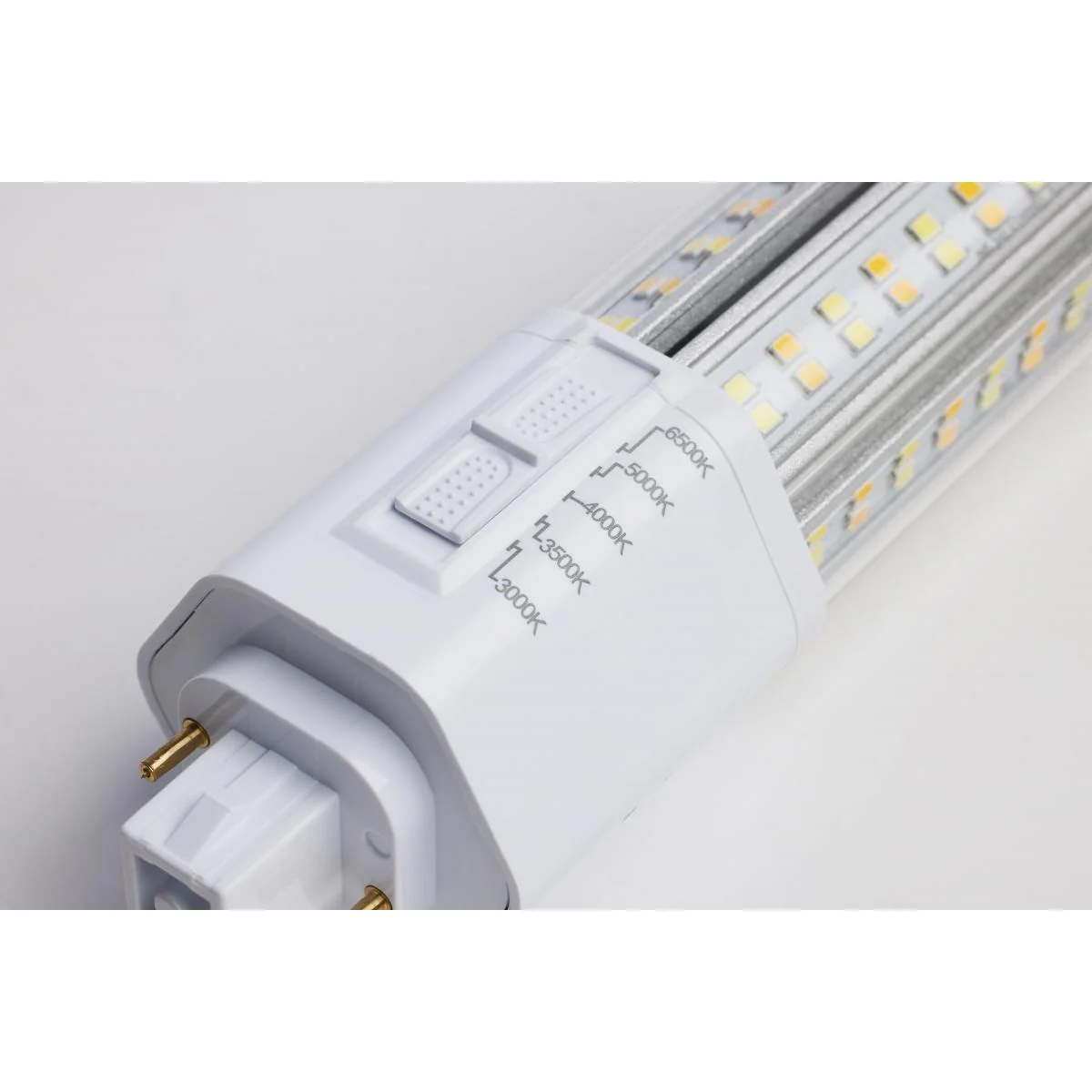 Satco 14w LED PL 2-Pin G24d CCT Tunable 120-277v White Finish Type B Bulb - Image 3