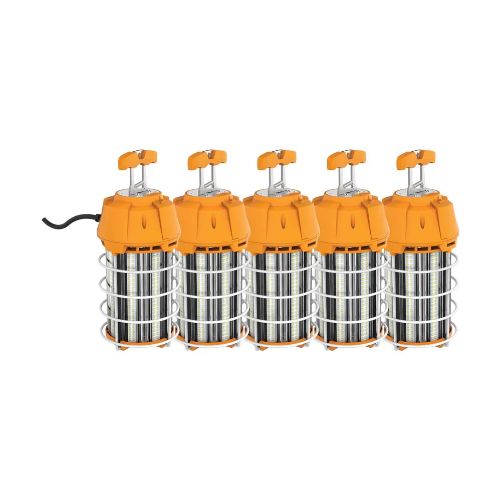 Satco 150w LED Hi-Lumen temporary Hi-Bay Caged lamp 5000K 120v - Image 2