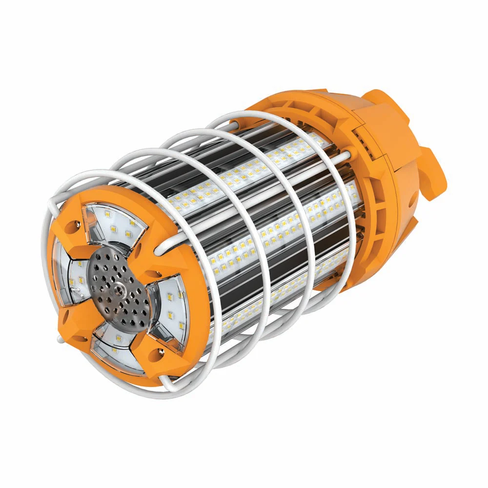 Satco 150w LED Hi-Lumen temporary Hi-Bay Caged lamp 5000K 120v - Image 3