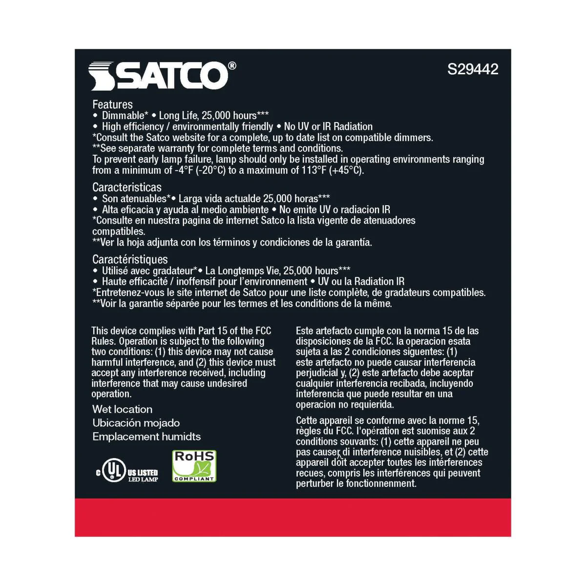 Satco 15w PAR38 LED 25 deg. Beam E26 Medium base 3500k Neutral White - Image 5