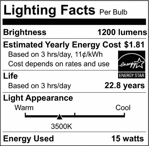 Satco 15w PAR38 LED 25 deg. Beam E26 Medium base 3500k Neutral White - Image 6