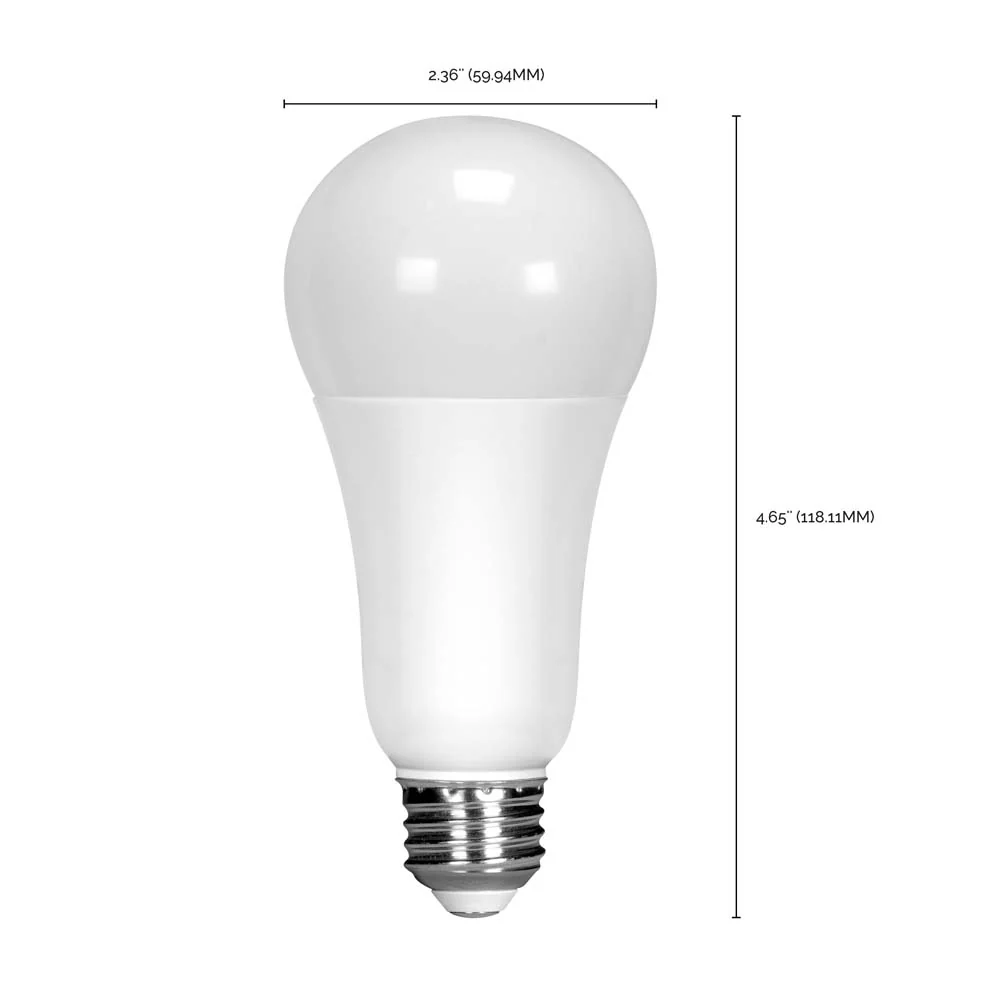 Satco 16.5w A19 LED 5000K 1600LM 120v Medium Base - 100W equiv - Image 2
