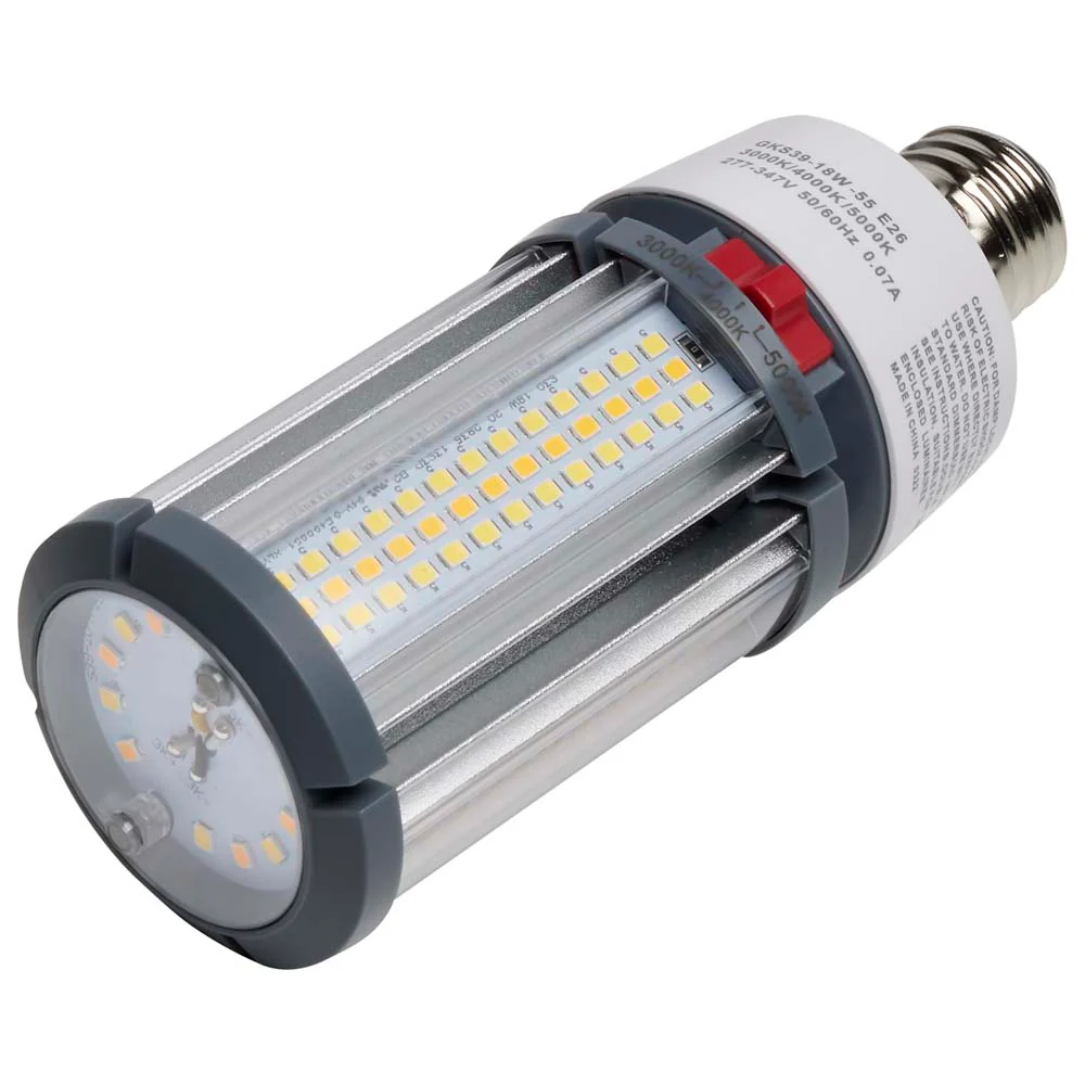 Satco 18w LED HID Replacement ColorQuick CCT Selectable Medium Base 277-347V - Image 4
