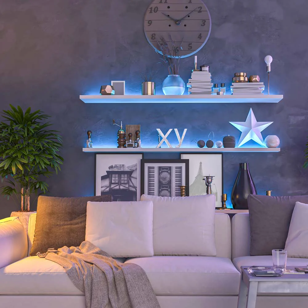 WI-FI 6FT Indoor LED RGB & White Tunable Strip Light - Satco Starfish - Image 3