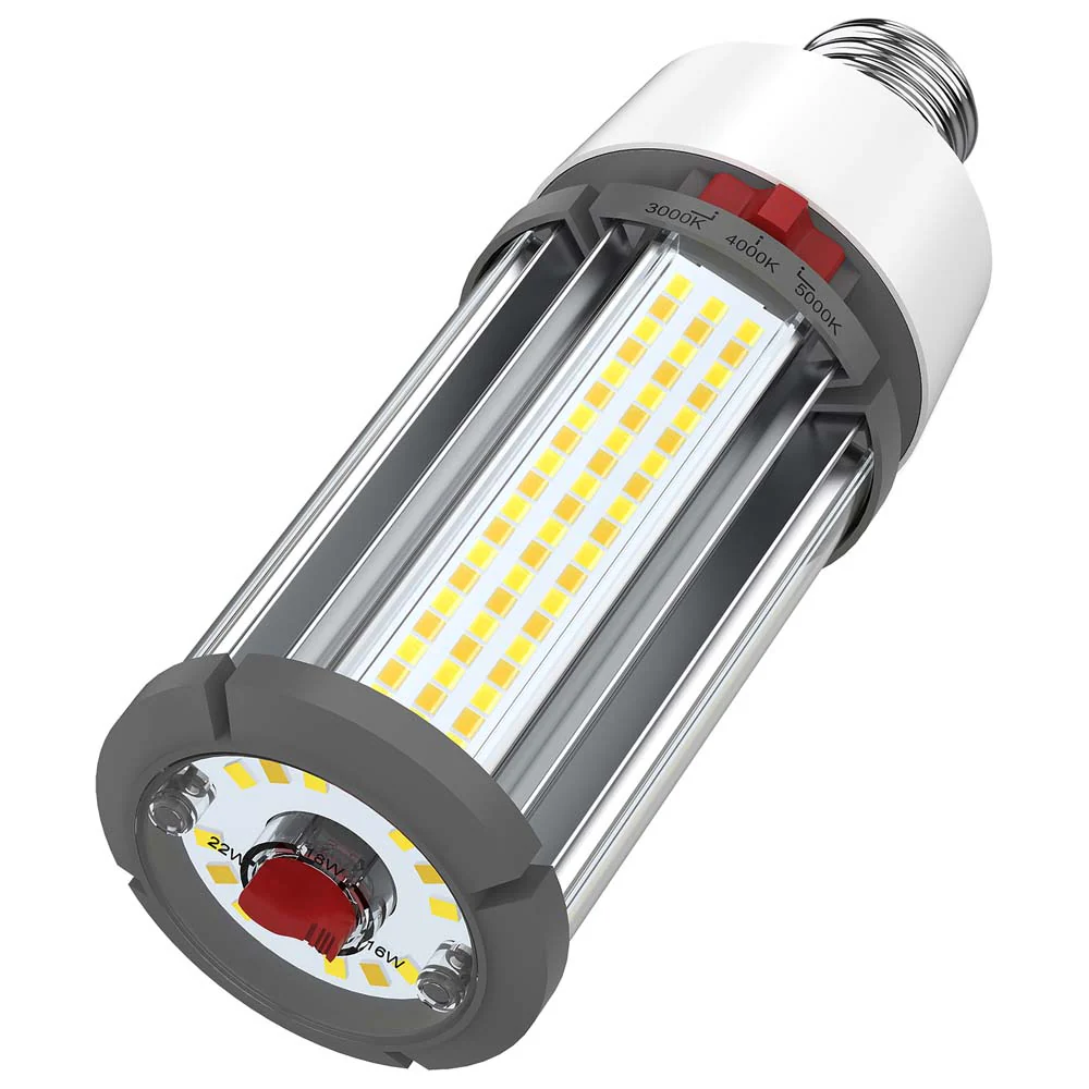 Satco LED HID Replacement 22/18/16 Wattage & CCT Selectable Medium Base 100-277V - Image 2