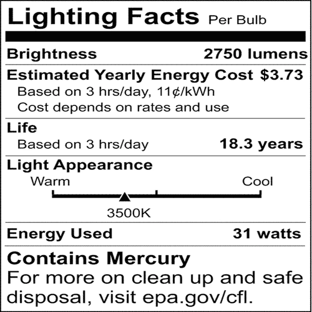 Satco 22.5-in 31w 3500K Neutral White G13 Bi Pin base T8 U-Bend Fluorescent Bulb - Image 4