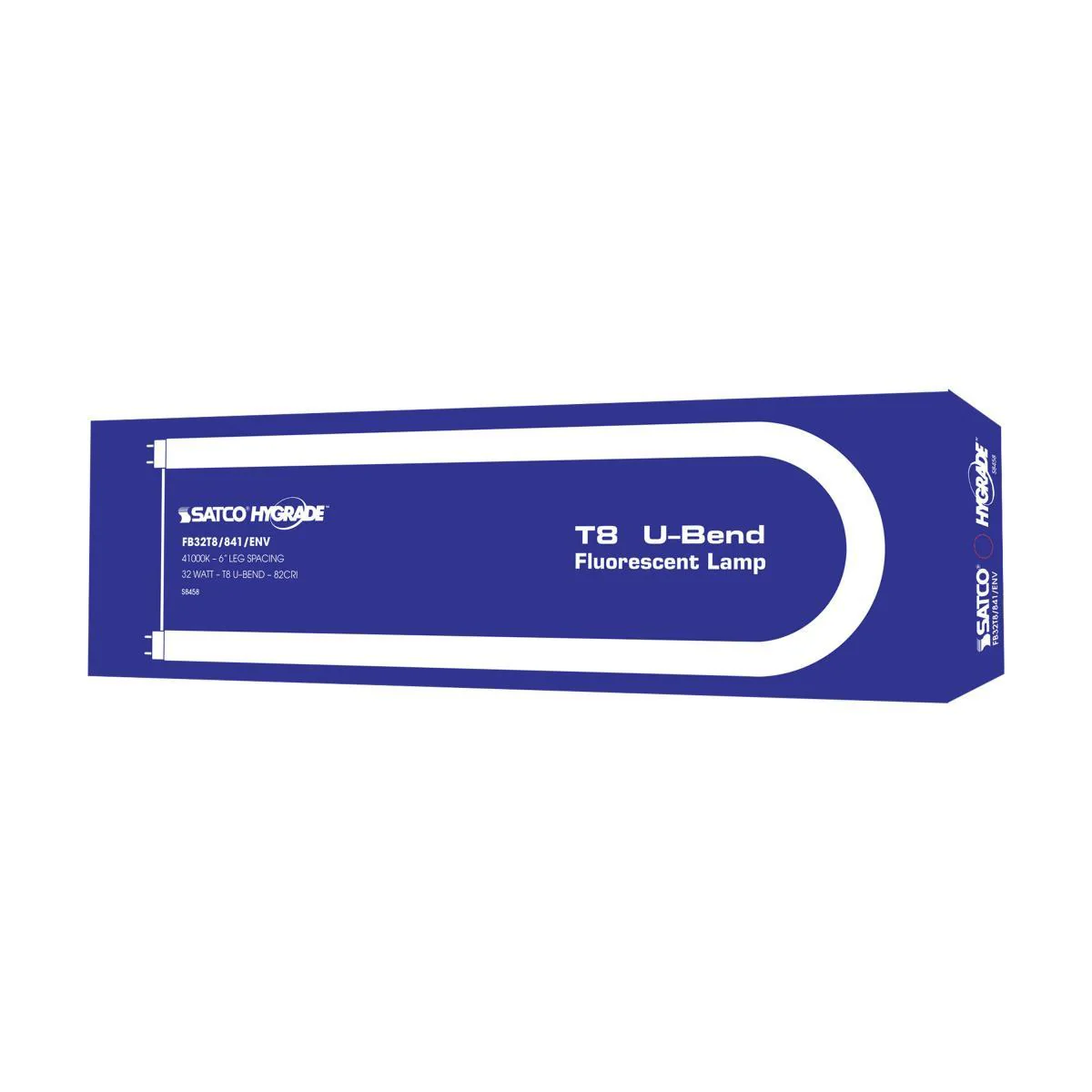 Satco 22.5-in 32w 4100K Cool White G13 Bi Pin Base T8 U-Bend Fluorescent Bulb - Image 3