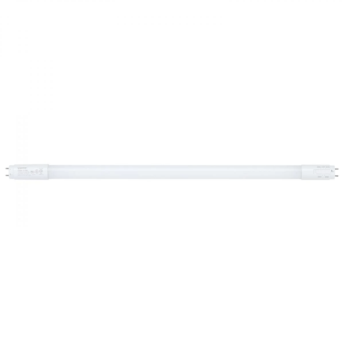 Satco 24-in 7w T8 LED Bi Pin 120-277v CCT Tunable Frosted Finish Tube Bulb - Image 2