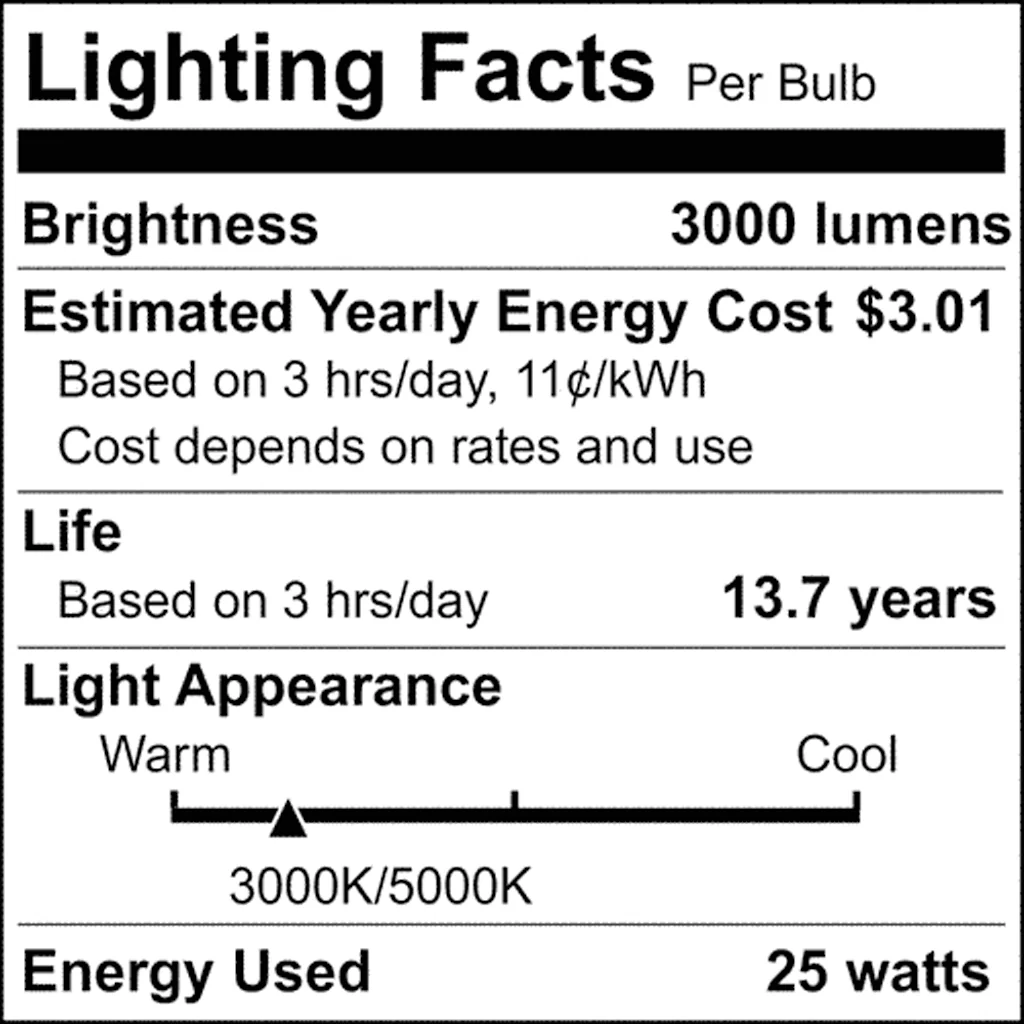 Satco 25w PAR38 LED High Lumen E26 Base 120v CCT Tunable White Finish Bulb - Image 8