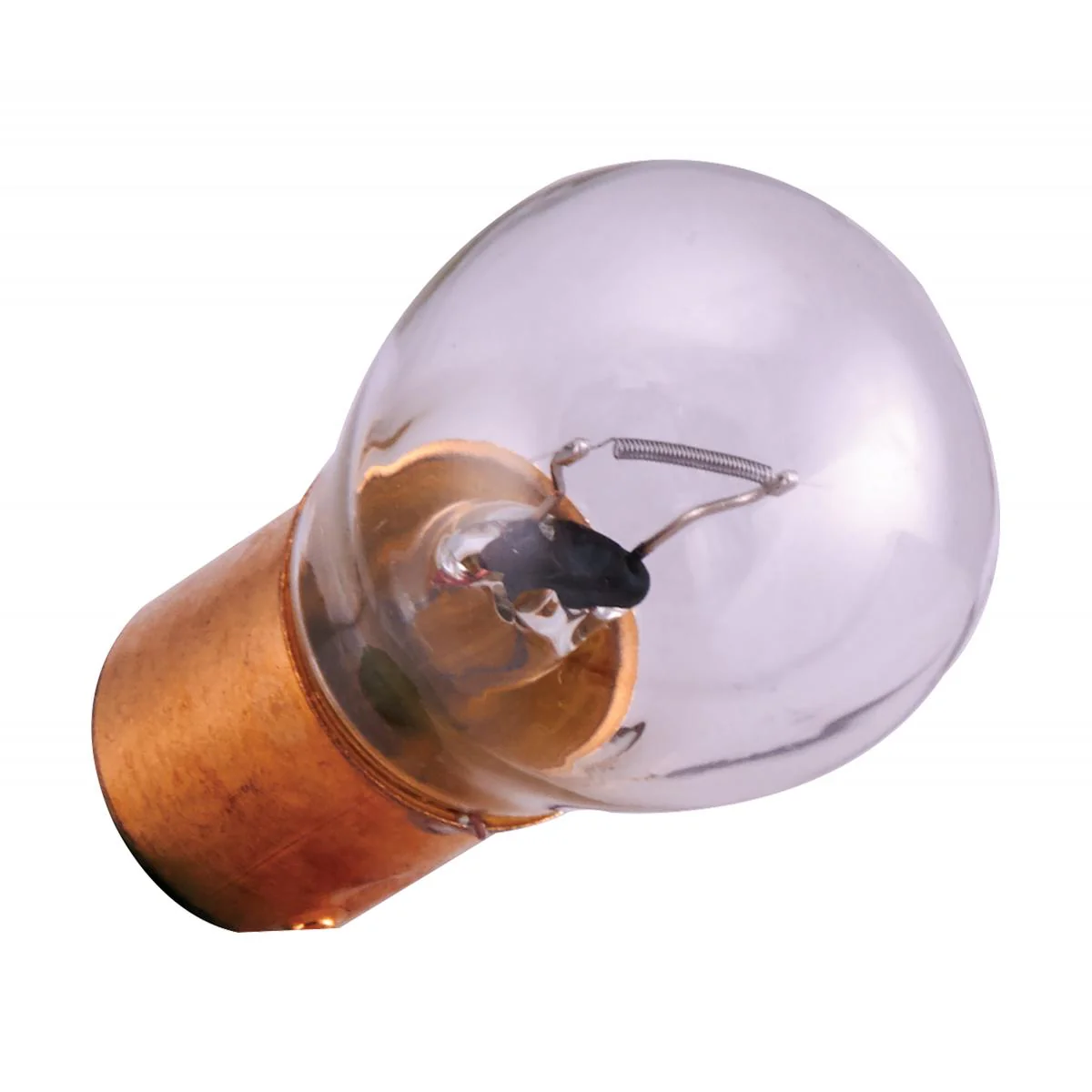 Satco 26.9w miniature S8 Single Contact Bayonet base 12.8v Clear Finish Bulb - Image 4