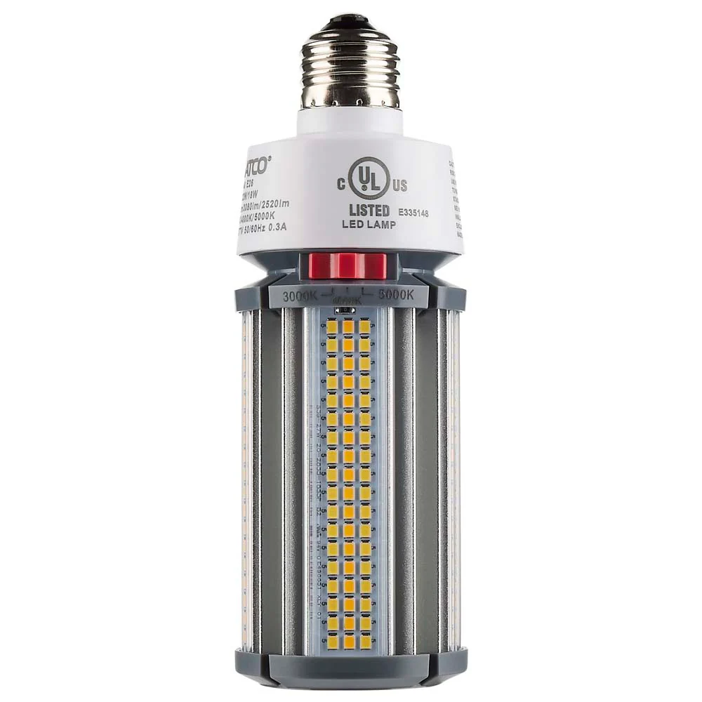 Satco LED HID Replacement 27/22/18 Wattage & CCT Selectable Medium Base 100-277V - Image 6