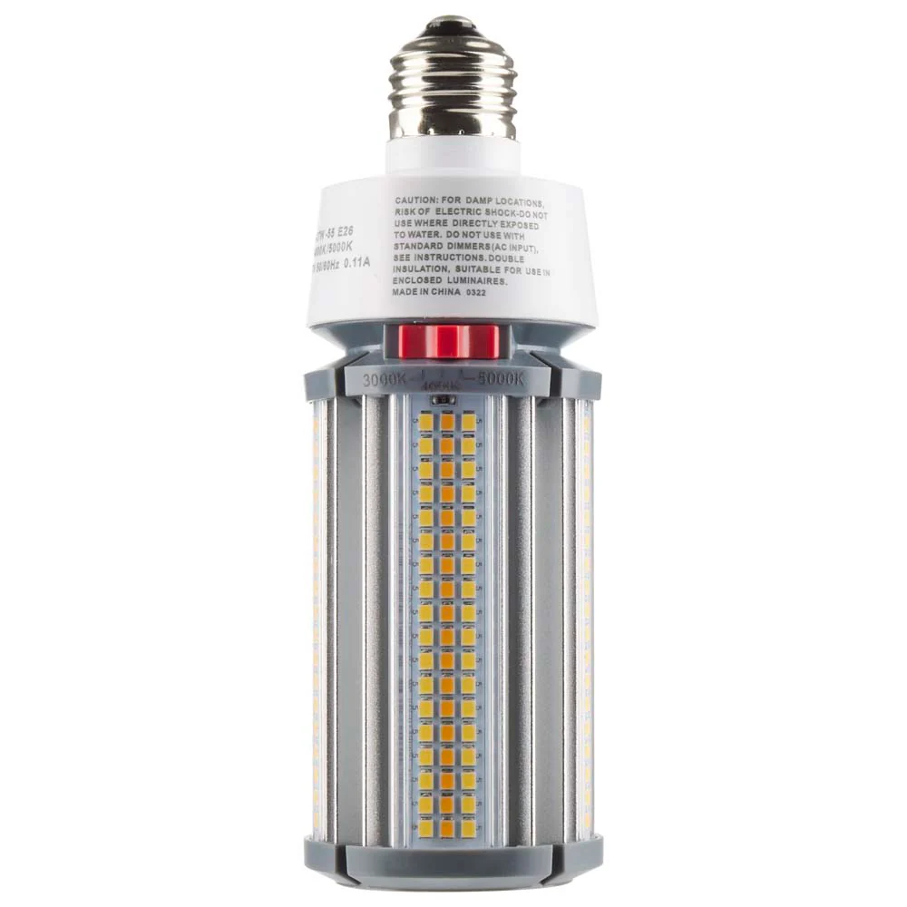 Satco 27w LED HID Replacement ColorQuick CCT Selectable Medium Base 277-347V - Image 3
