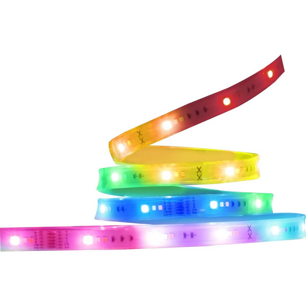 Wi-Fi 16FT Outdoor LED RGB & White Tunable Strip Tape Light - Satco Starfish - Image 3