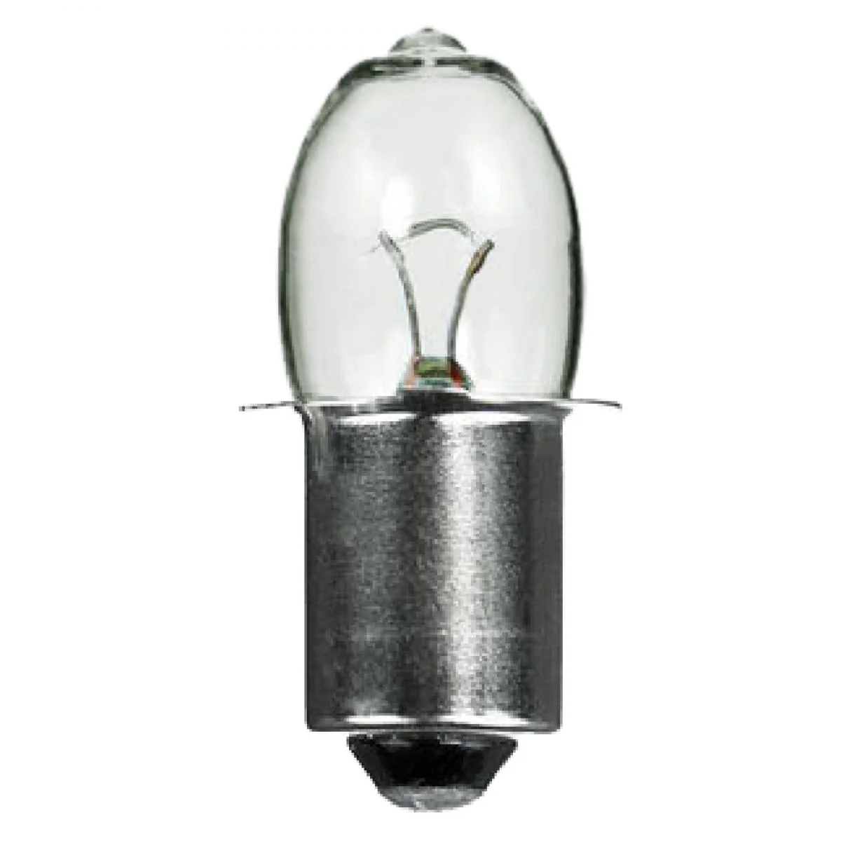 Satco 3.13w B3.5 miniature Single Contact Mini Flange base 12.5v Clear Bulb