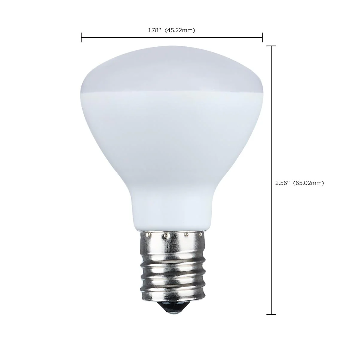 Satco 3.5w R14 LED E17 Intermediate Base 120v 5000K CCT Frosted Finish 120v - Image 5