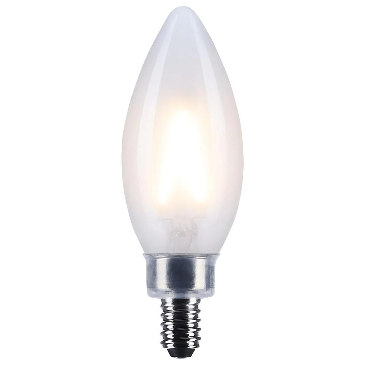 Satco 3w B11 LED Candle E12 Candelabra base 200Lm 3000K Dimmable Bulb - 25w Equiv - Image 2