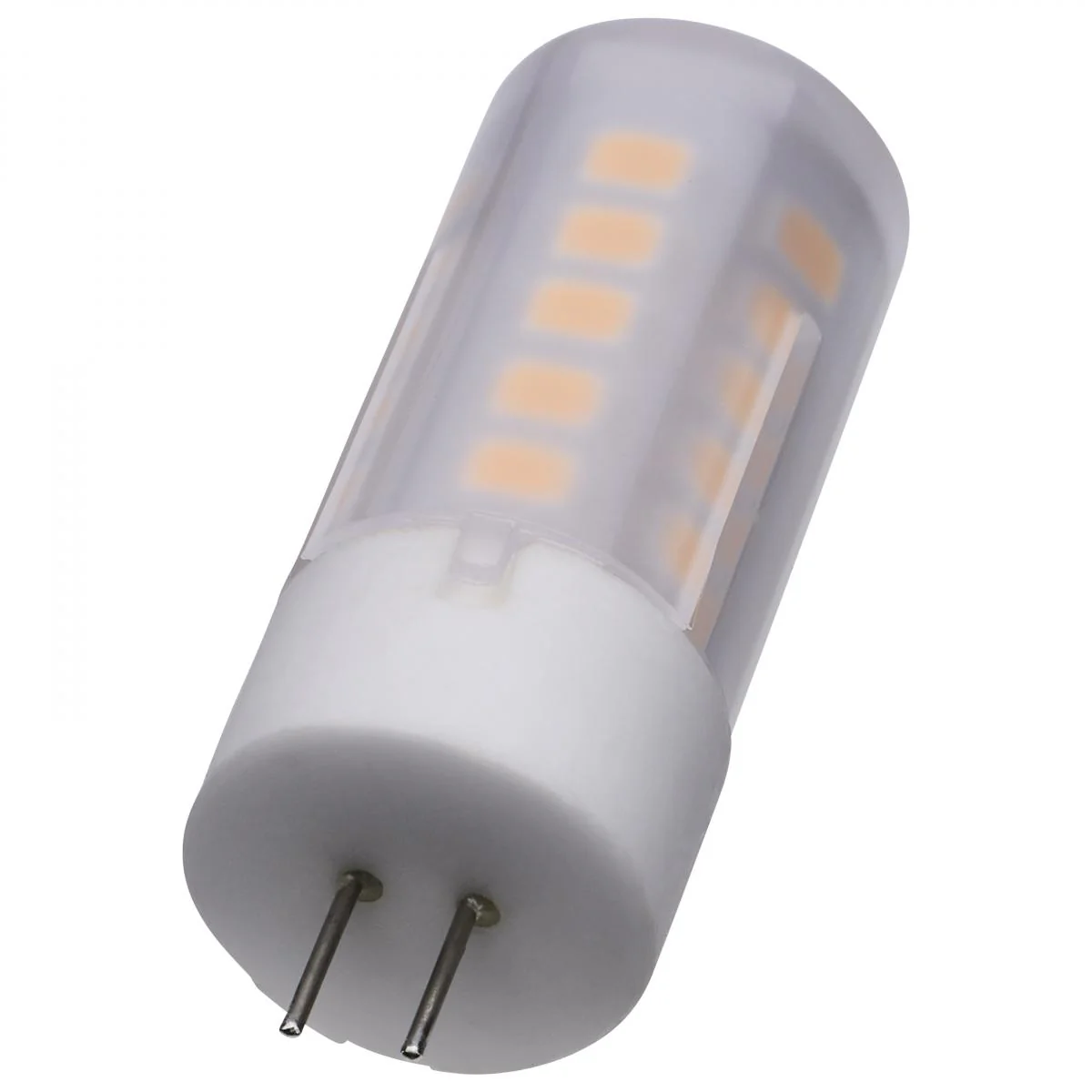 Satco 3w T5 LED12v Bi Pin G4 Base 3000K Frosted Finish Bulb