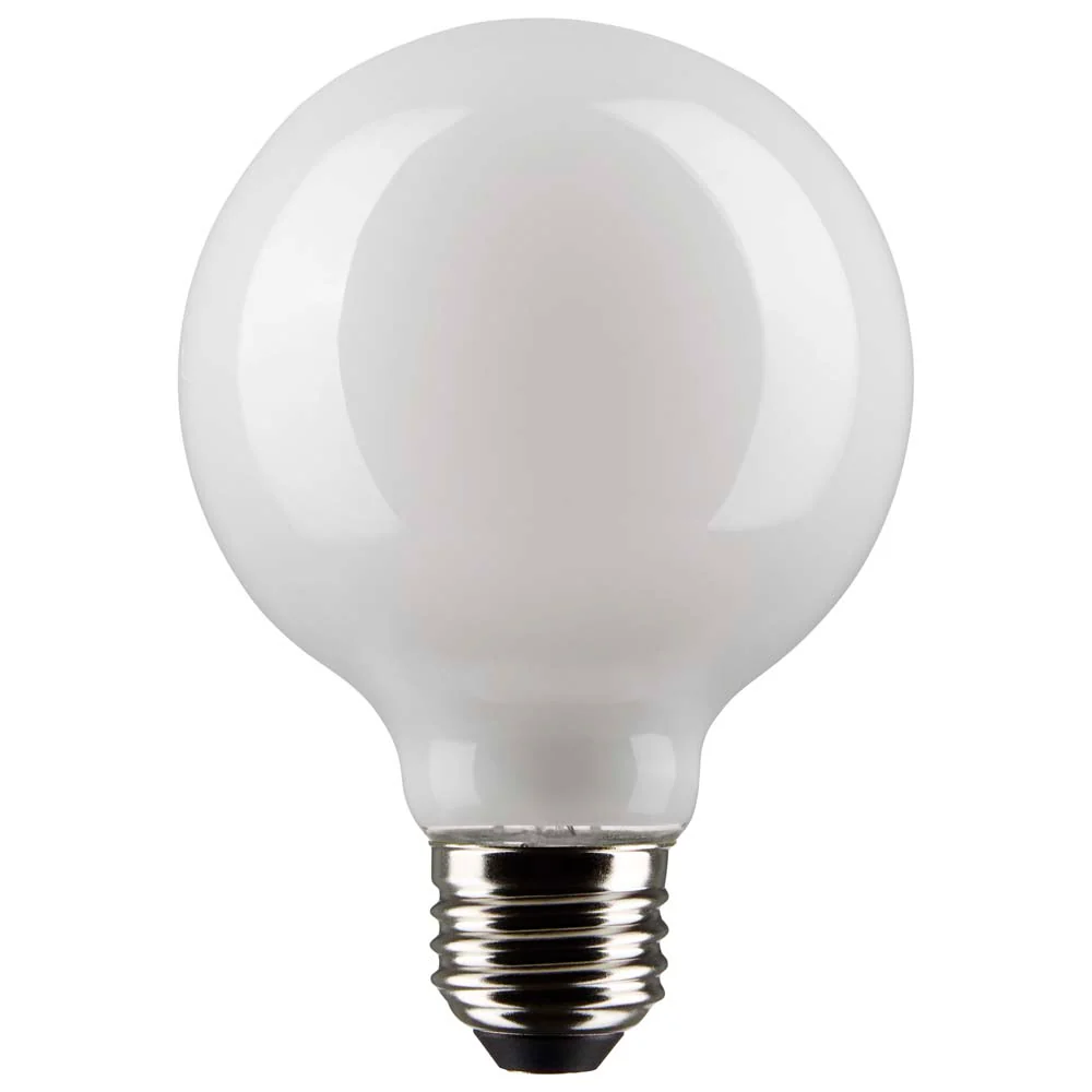 Satco 4.5w G25 Globe Filament LED 2700K Medium Base White Dimmable - 40w equiv