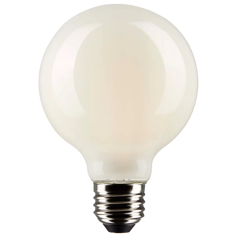 Satco 4.5w G25 Globe Filament LED 3000K Medium Base White Dimmable - 40w equiv - Image 2