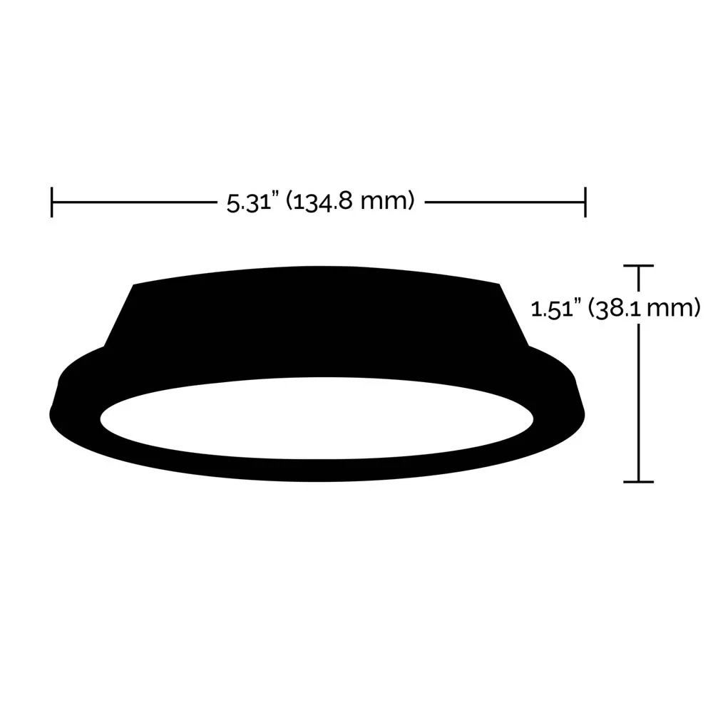 Wi-Fi 4in LED Tunable White - Edge-Lit Downlight 10w 650lm - Satco Starfish IOT - Image 4