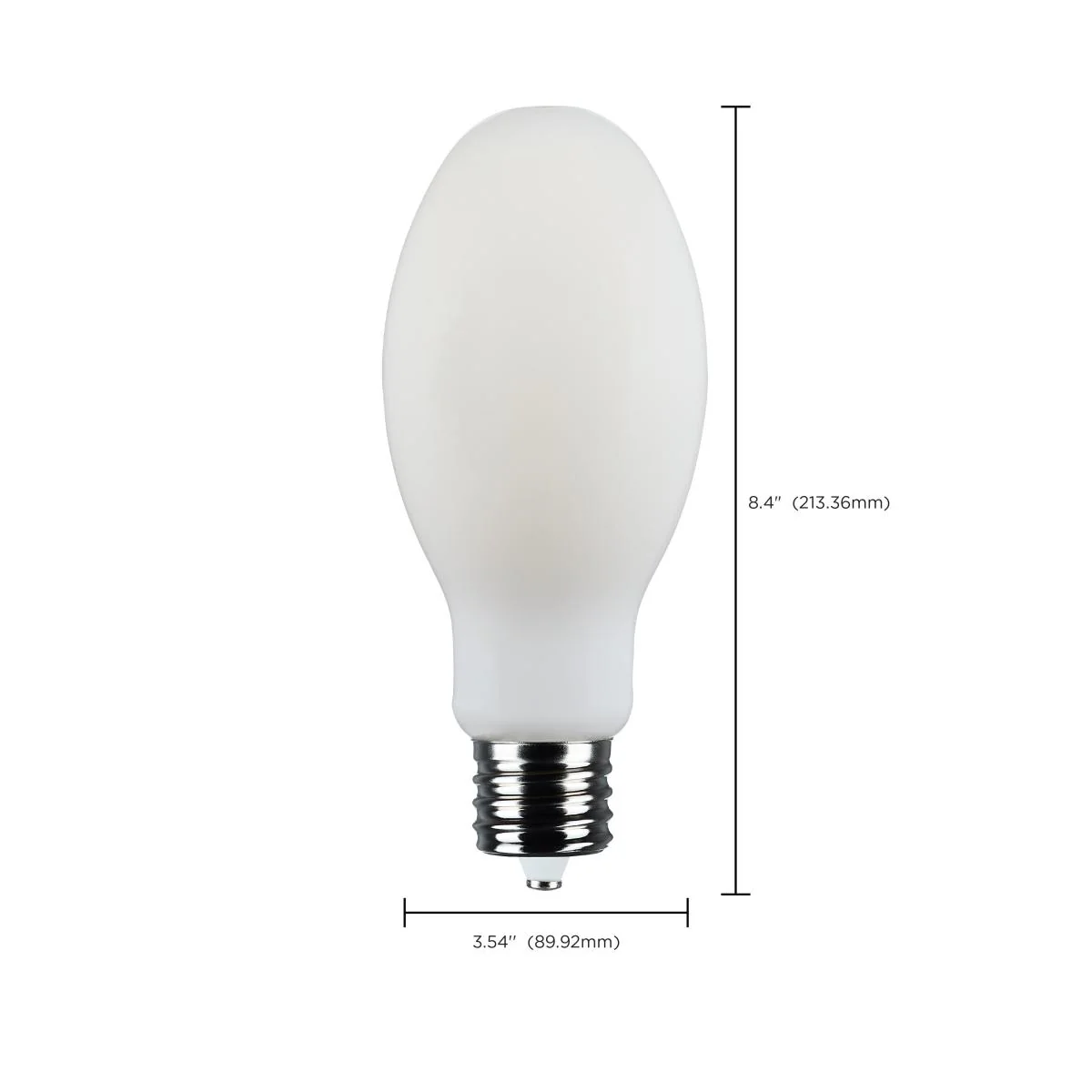 Satco 40w LED HID Replacement ED28 5000K EX39l Base 120-277v White Finish Bulb - Image 7