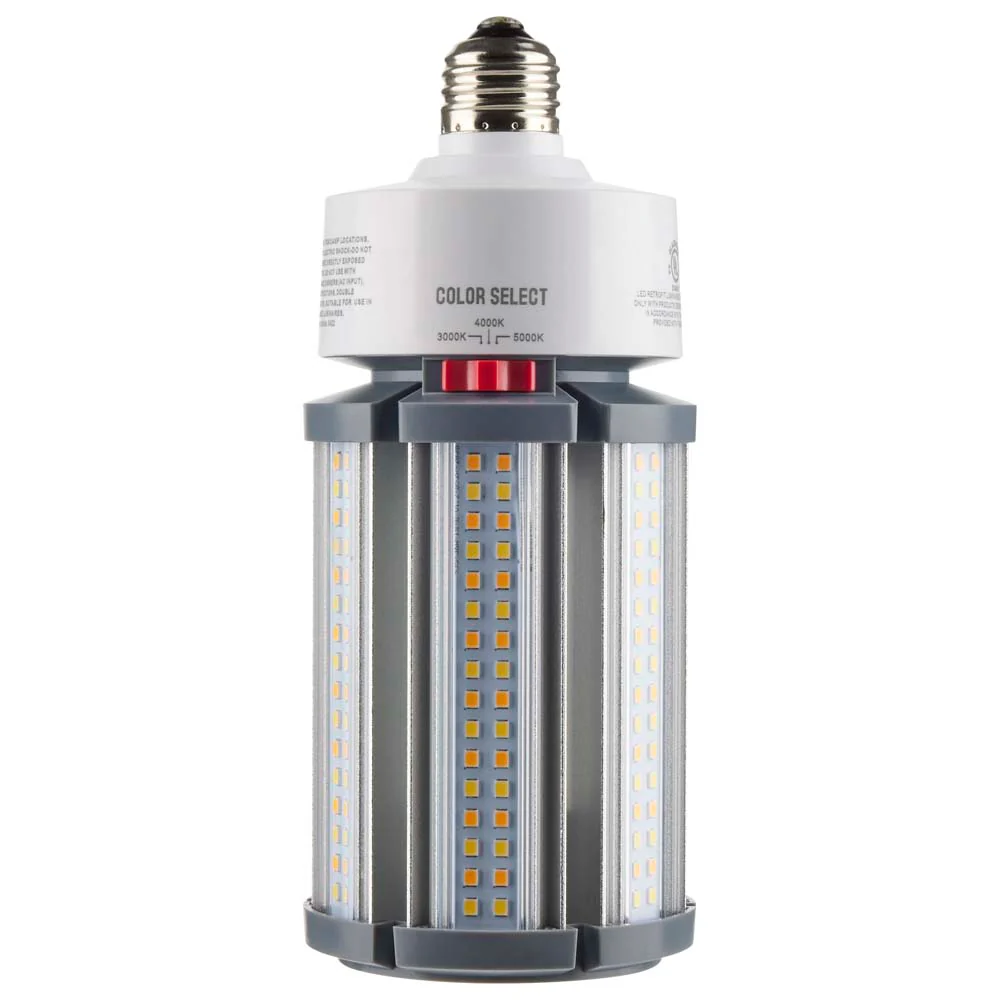 Satco 45w LED HID Replacement ColorQuick CCT Selectable Medium Base 277-480V - Image 3