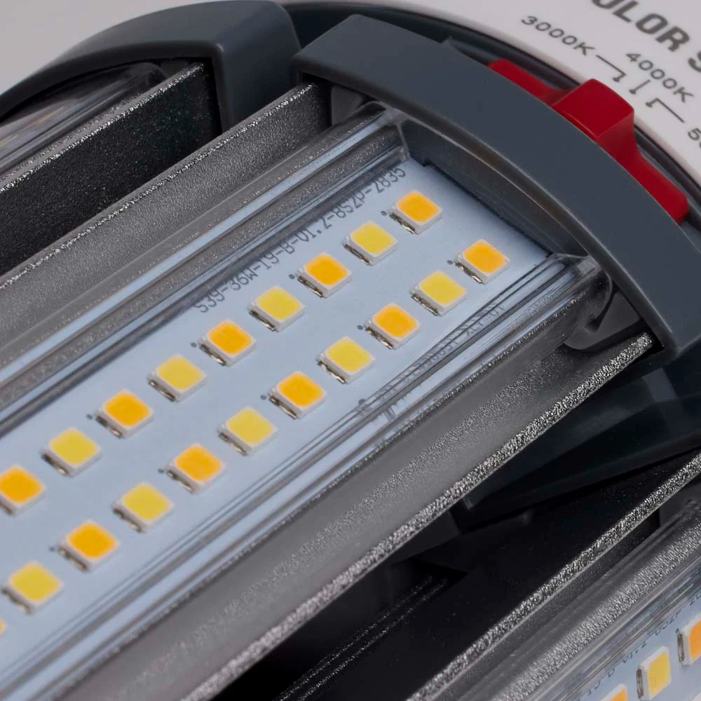Satco 45w LED HID Replacement ColorQuick CCT Selectable Medium Base 277-480V - Image 6