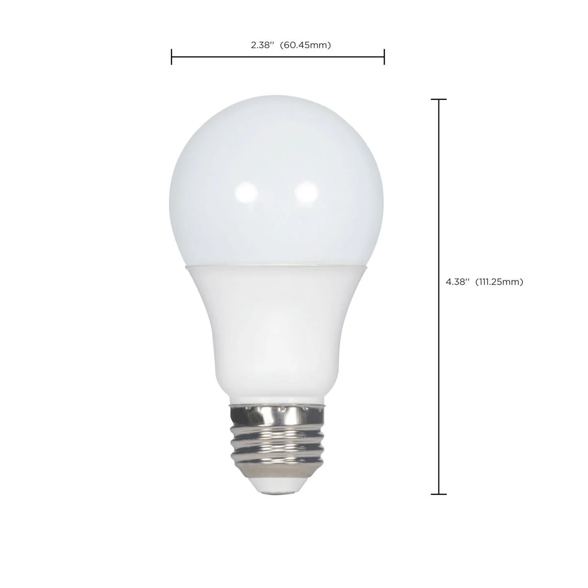 Satco 4Pk. 12.5w A19 LED 4000K Medium base 120 volts - Image 5