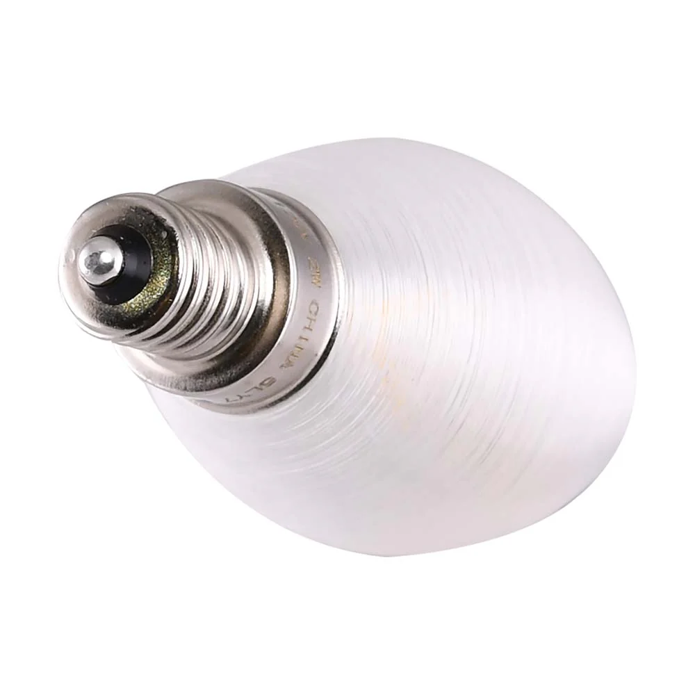 Satco 4w 120v CA11 LED Spun E12 Candelabra Base 300 Lumens 2700k - Image 2