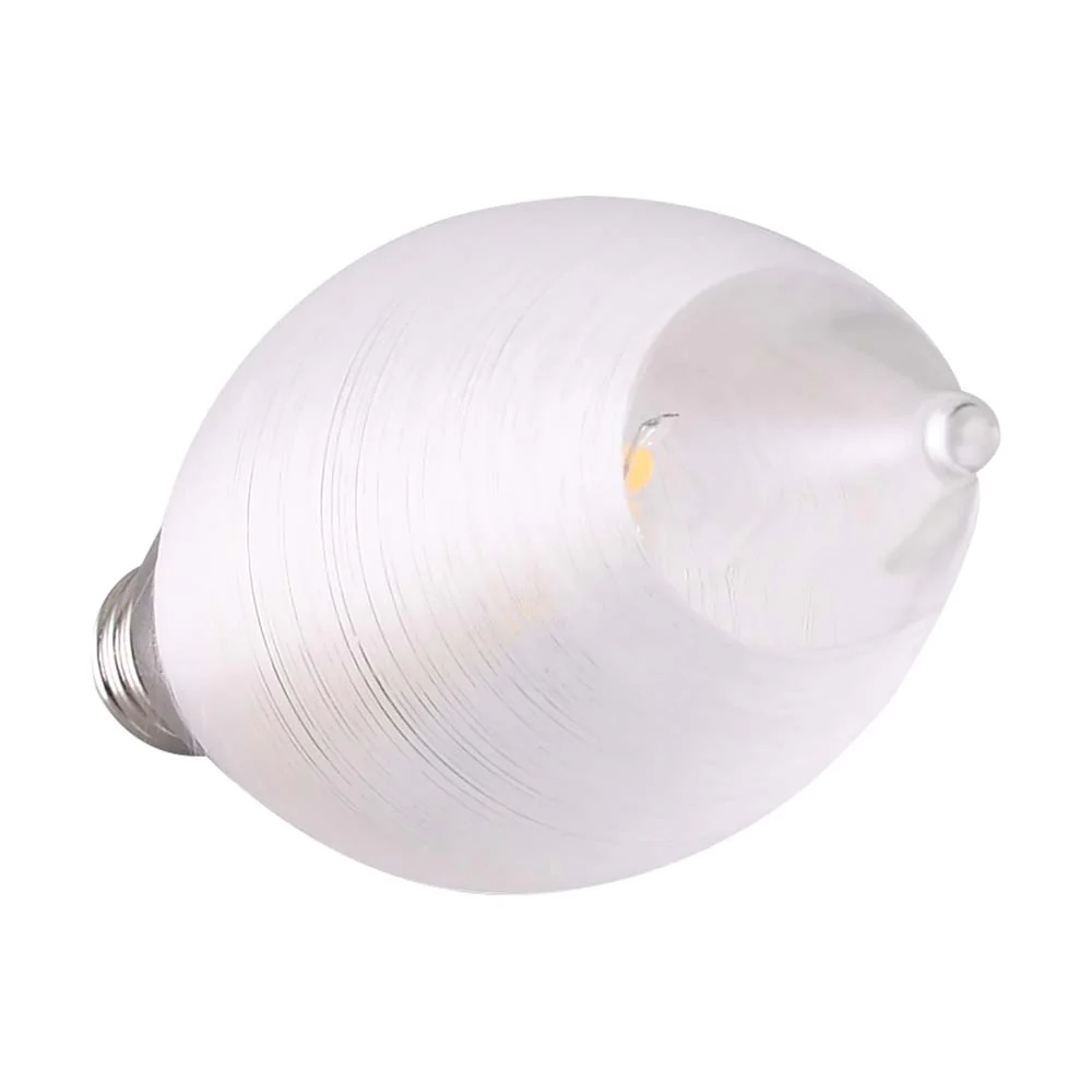 Satco 4w 120v CA11 LED Spun E12 Candelabra Base 300 Lumens 2700k - Image 3