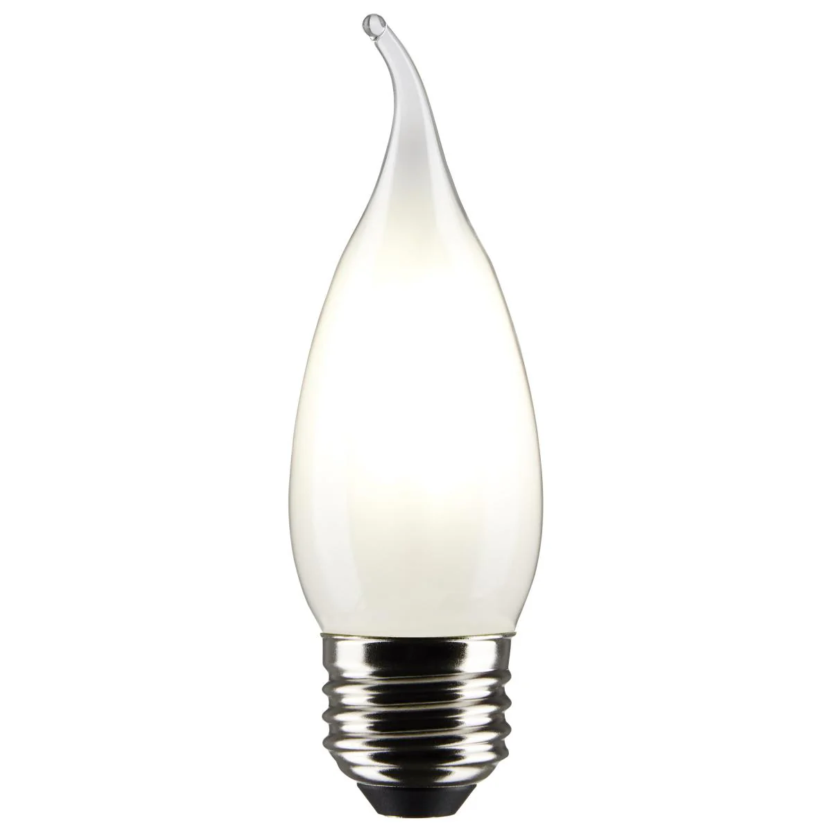 Satco 4w CA10 LED 4000K Medium Base Frosted Dimmable - 40w equiv - Image 2