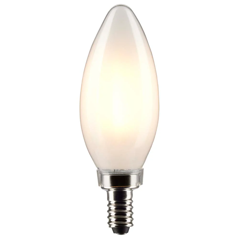 Satco 5.5w B11 LED 3000K Candelabra Base Frosted Dimmable - 60w equiv - Image 2