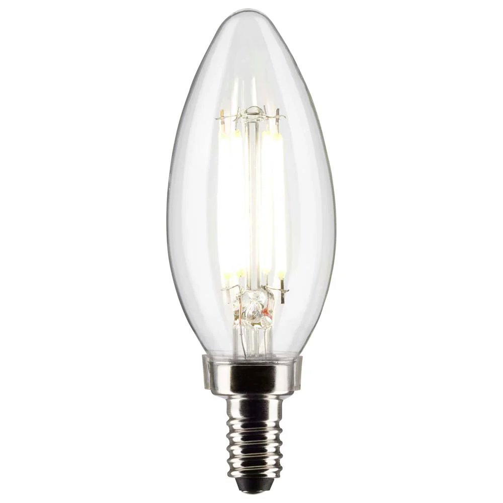 Satco 5.5w B11 LED 3500K Candelabra Base Dimmable - 60w equiv - Image 2