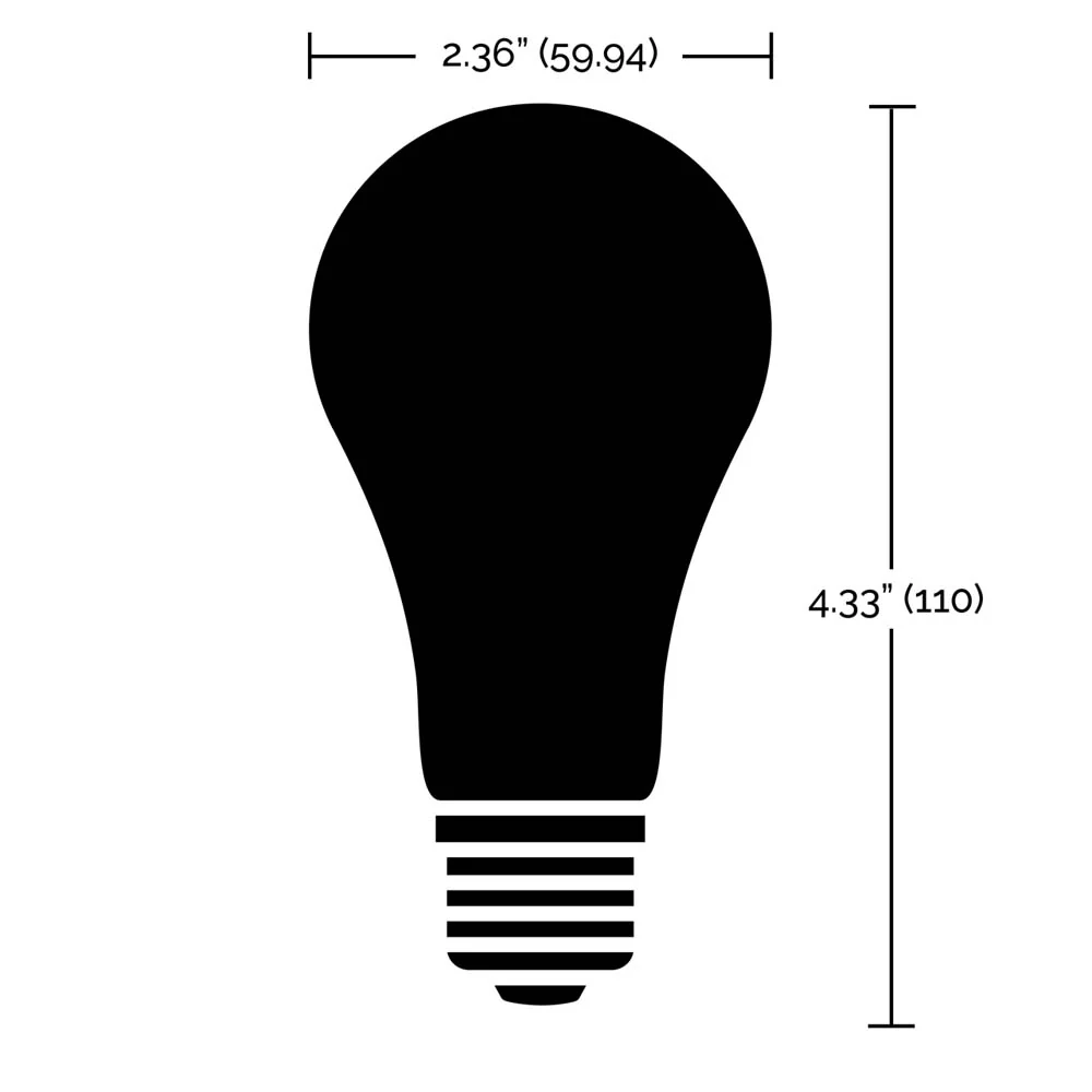 Satco 5w A19 LED Tunable White Starfish IOT Clear 450 Lumens 120 Volt - Image 3