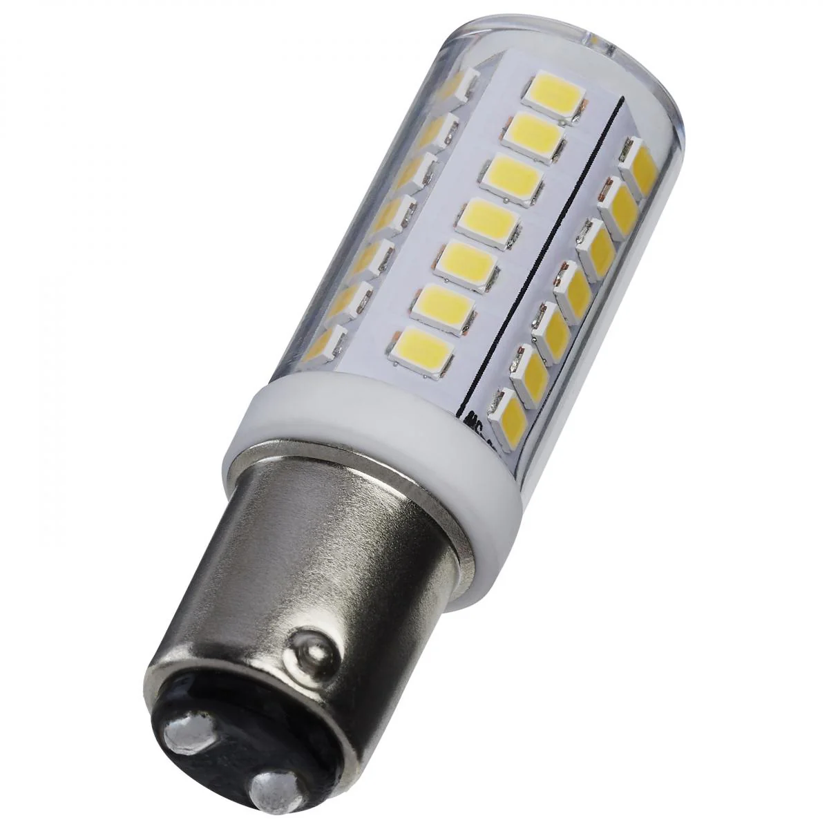 Satco 5w Mini LED BA15d Bayonet Double Contact Base120v 5000K Clear Finish Bulb