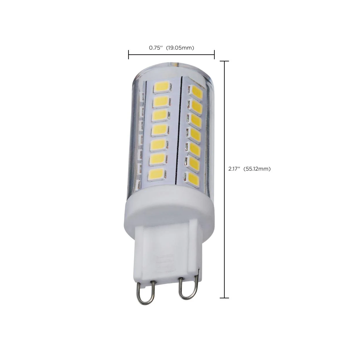 Satco 5w Mini LED G9 Double Loop Base 120v 5000K Clear Finish Bulb - Image 4