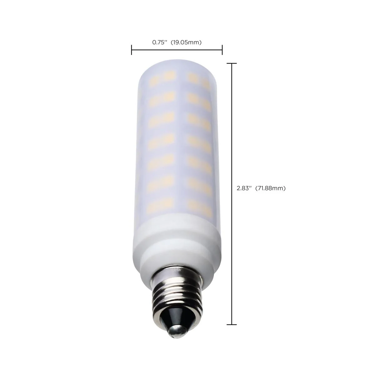 Satco 6.5w T6 LED 120v E11 Base 5000k Frosted Finish Bulb - Image 6