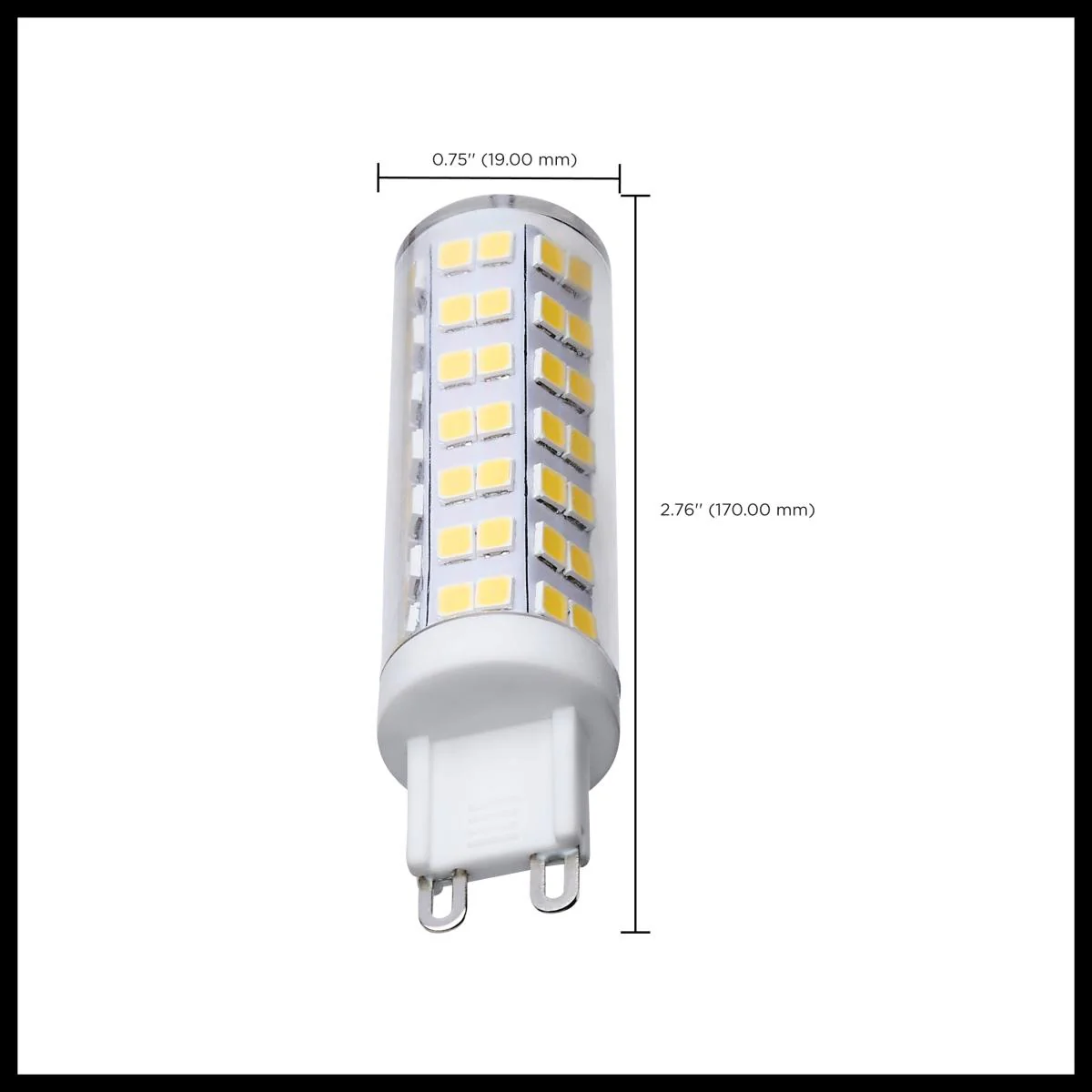 Satco 6.5w T6 LED 120v G9 Base 5000k Clear Finish Bulb - Image 6