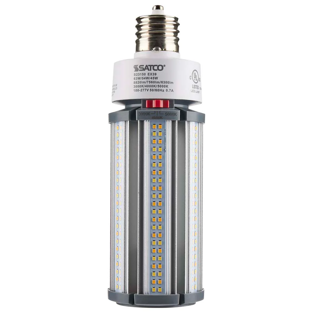 Satco LED HID Replacement 63/54/45 Wattage & CCT Selectable Mogul Base 100-277V - Image 6