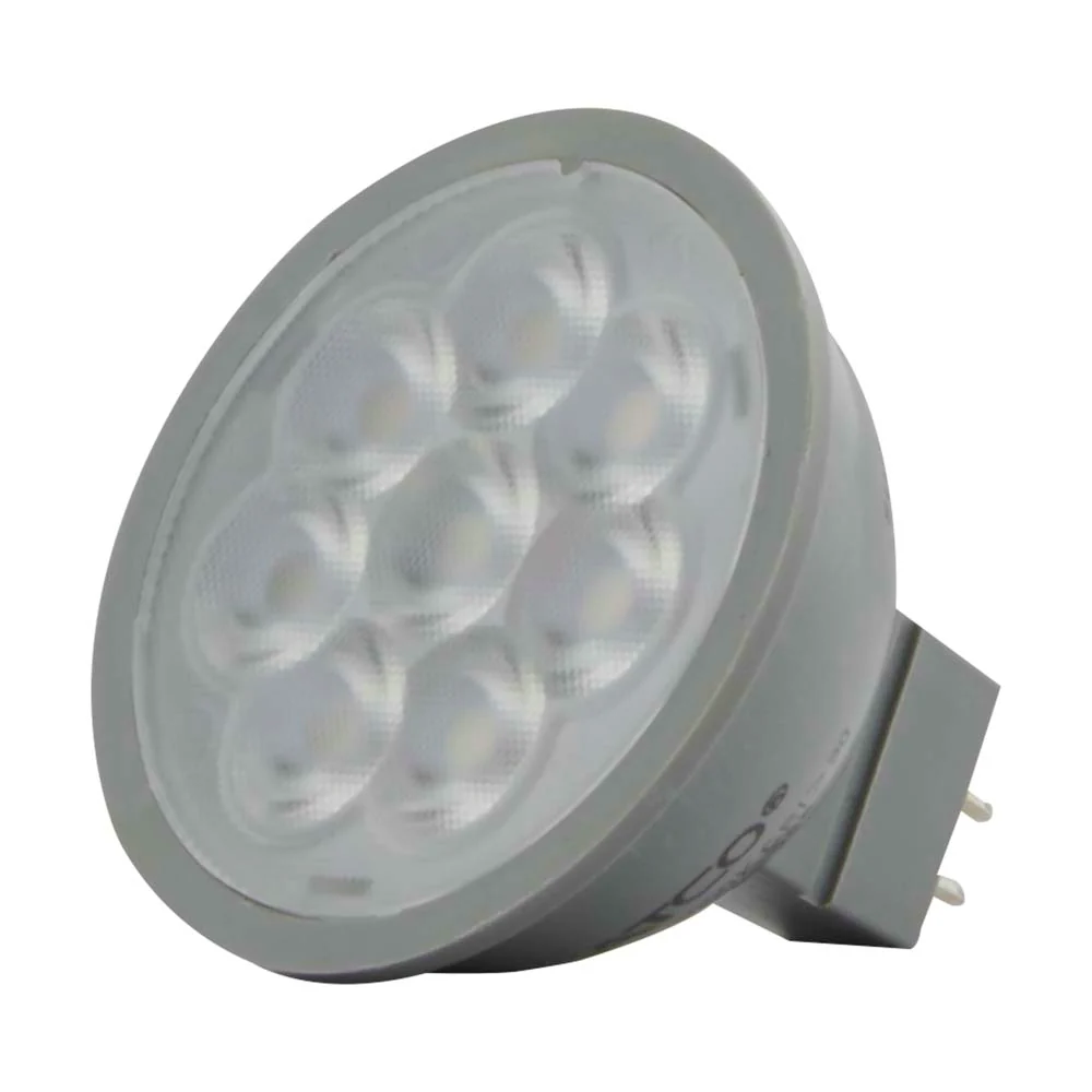 Satco 6w 24v LED MR16 Expanded Line 5000K 40 Degrees Beam GU5.3 Base - 50w-equiv - Image 4